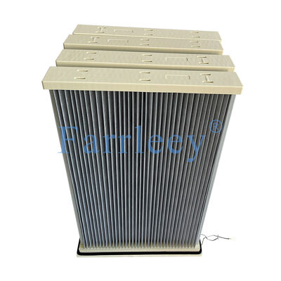 Qualità Filtro di raccolta della polvere laser Trumpf con progettazione antistatica, efficienza del 99,95% e supporti poliesterici rivestiti in PTFE fabbrica